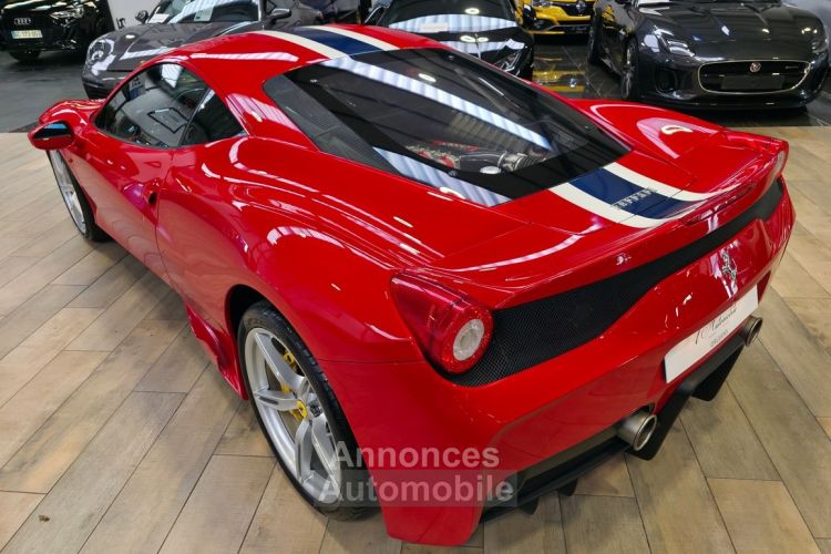 Ferrari 458 SPECIALE 4.5 605 FRANCAISE ROSO CARSA / BANDES NART / HARNAIS - <small></small> 385.000 € <small>TTC</small> - #6