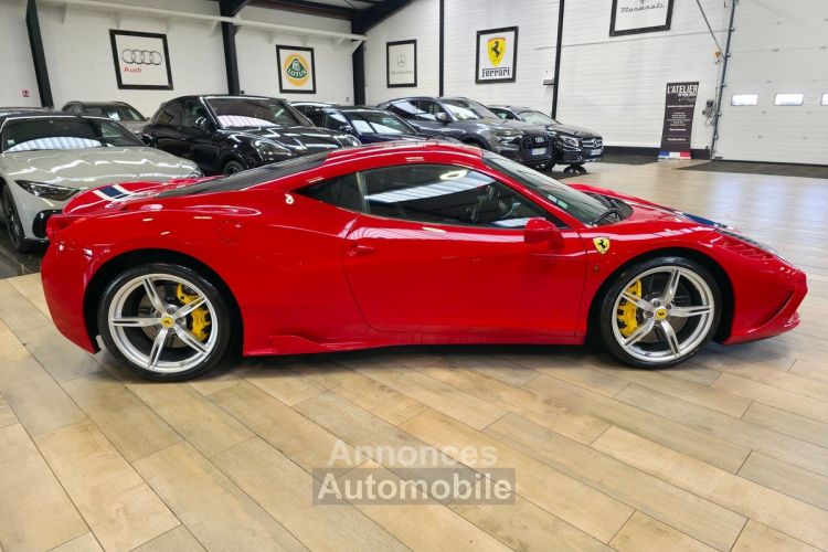 Ferrari 458 SPECIALE 4.5 605 FRANCAISE ROSO CARSA / BANDES NART / HARNAIS - <small></small> 385.000 € <small>TTC</small> - #28