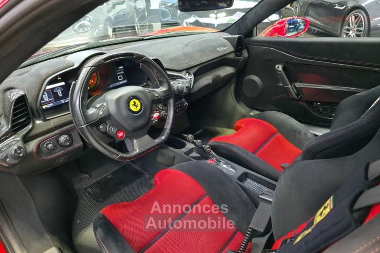 Ferrari 458 SPECIALE 4.5 605 FRANCAISE ROSO CARSA / BANDES NART / HARNAIS - <small></small> 385.000 € <small>TTC</small> - #37