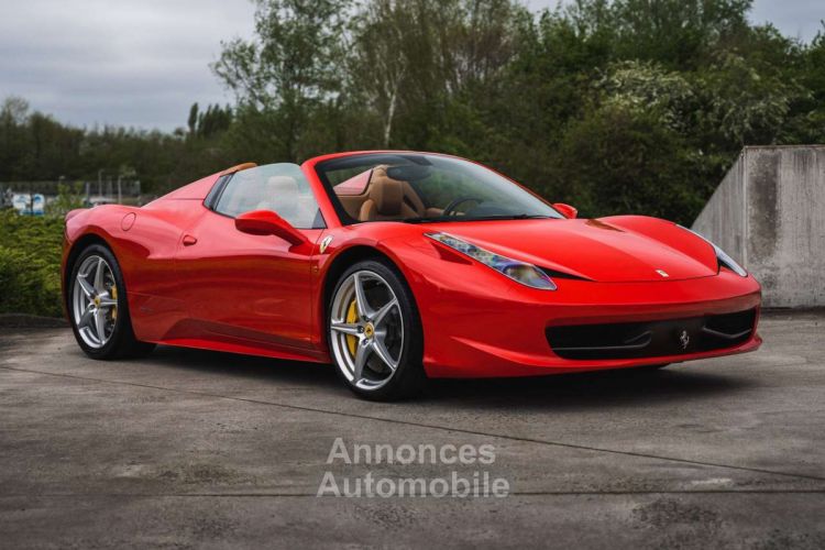 Ferrari 458 Spider Rosso Corsa Cuoio 13.630 KM! - <small></small> 249.900 € <small>TTC</small> - #1