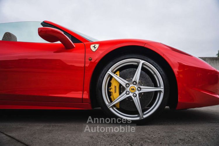 Ferrari 458 Spider Rosso Corsa Cuoio 13.630 KM! - <small></small> 249.900 € <small>TTC</small> - #8