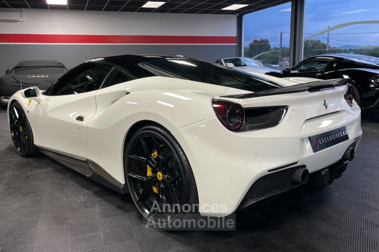 Ferrari 488 GTB - Origine France POZZI - Sièges Racing - Pack Carbone Extérieur Et Intérieur - Jupes Latérales Et Becquet AR Carbone Novitec - Gar. 12 Mois - <small></small> 219.900 € <small>TTC</small> - #12