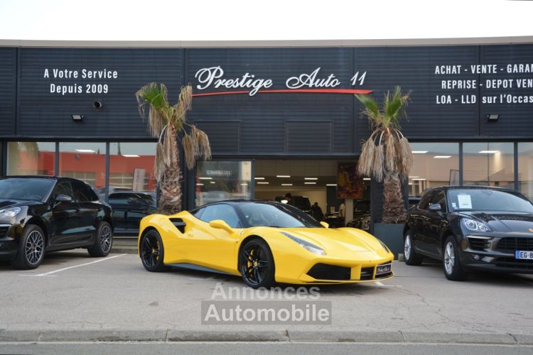 Ferrari 488 GTB 3.9 V8 670 CV FULL CARBON Giallo Modena LIFT JBL LOA : 1 730 Euros Par Mois - <small></small> 219.900 € <small>TTC</small> - #1