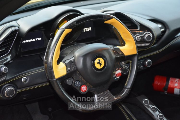 Ferrari 488 GTB 3.9 V8 670 CV FULL CARBON Giallo Modena LIFT JBL LOA : 1 730 Euros Par Mois - <small></small> 219.900 € <small>TTC</small> - #16