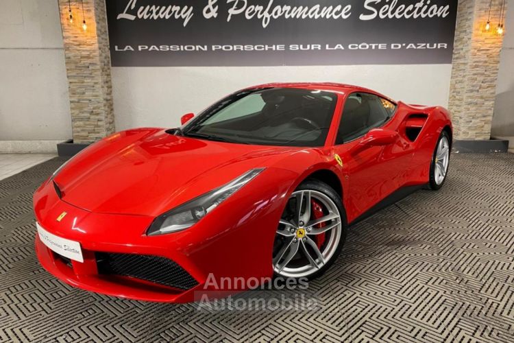 Ferrari 488 GTB 670ch - 29000km - Origine France Pozzi - Rosso corsa - Voland led carbone - Surpiqures - <small></small> 219.990 € <small>TTC</small> - #1