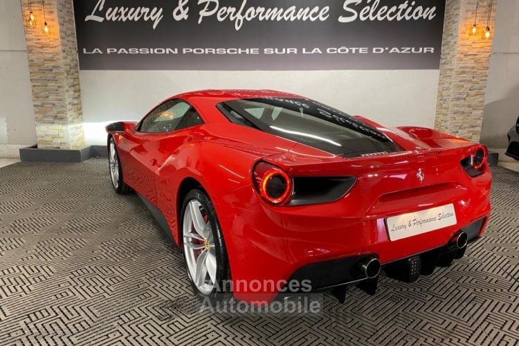 Ferrari 488 GTB 670ch - 29000km - Origine France Pozzi - Rosso corsa - Voland led carbone - Surpiqures - <small></small> 219.990 € <small>TTC</small> - #3