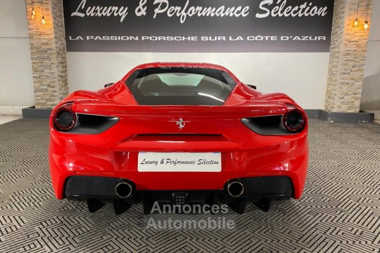 Ferrari 488 GTB 670ch - 29000km - Origine France Pozzi - Rosso corsa - Voland led carbone - Surpiqures - <small></small> 219.990 € <small>TTC</small> - #4