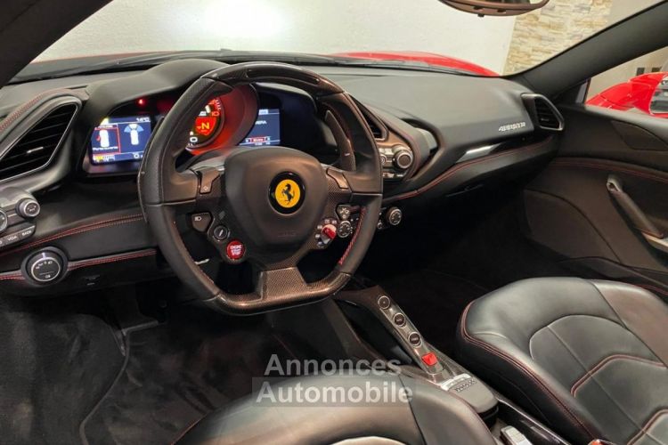 Ferrari 488 GTB 670ch - 29000km - Origine France Pozzi - Rosso corsa - Voland led carbone - Surpiqures - <small></small> 219.990 € <small>TTC</small> - #12