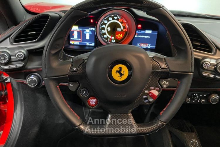 Ferrari 488 GTB 670ch - 29000km - Origine France Pozzi - Rosso corsa - Voland led carbone - Surpiqures - <small></small> 219.990 € <small>TTC</small> - #13