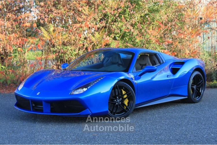 Ferrari 488 Spider | LLD 2290e-Mois BLU CORSA TORTORA CARBON LIFT - <small></small> 247.900 € <small>TTC</small> - #2