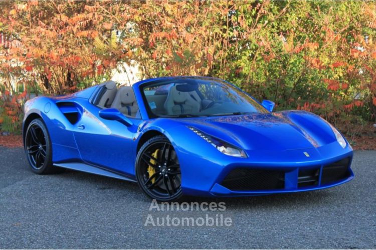 Ferrari 488 Spider | LLD 2290e-Mois BLU CORSA TORTORA CARBON LIFT - <small></small> 247.900 € <small>TTC</small> - #8