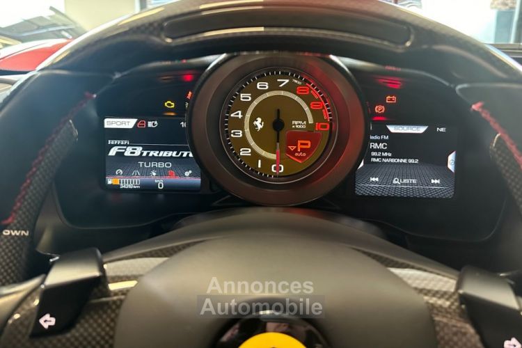 Ferrari F8 Tributo V8 3.9 DCT ORIGINE FRANCE IMMATRICULE FRANCAISE CO2 PAYÉ - <small></small> 285.000 € <small>TTC</small> - #17