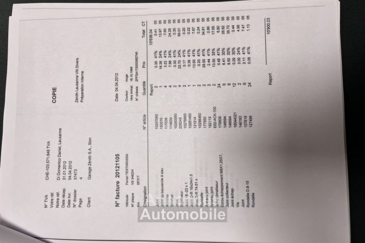 Ferrari Testarossa - <small></small> 149.500 € <small>TTC</small> - #99