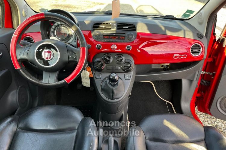 Fiat 500  LOUNGE 1.2 69CH 8CH FISCAUX - <small></small> 5.490 € <small>TTC</small> - #8