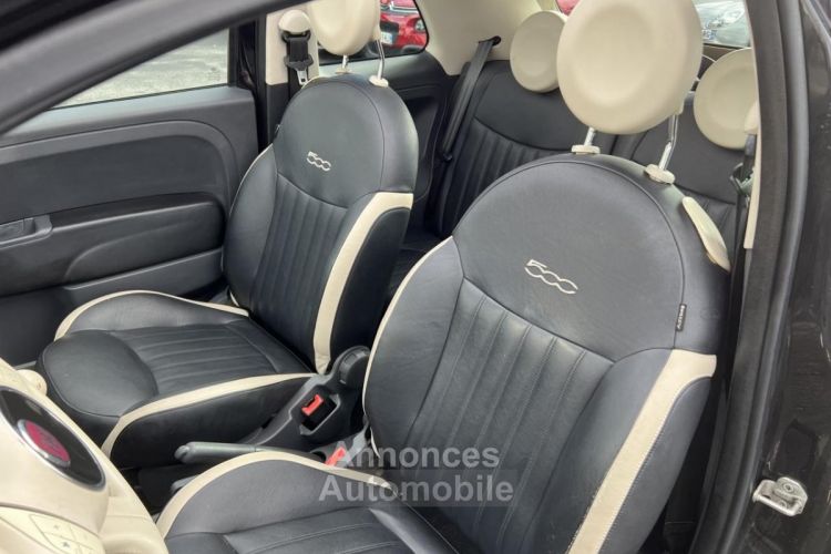 Fiat 500 0.9i TwinAir - 105 S&S Club + Clim + Radar AR - <small></small> 9.990 € <small>TTC</small> - #14