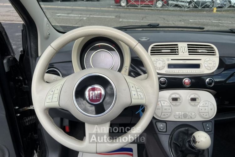 Fiat 500 0.9i TwinAir - 105 S&S Club + Clim + Radar AR - <small></small> 9.990 € <small>TTC</small> - #16