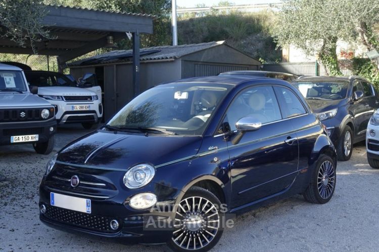 Fiat 500 0.9i TwinAir - 85 S&S - BV Dualogic 2017 C CABRIOLET Riva Volant bois PHASE 2 - <small></small> 15.990 € <small>TTC</small> - #2