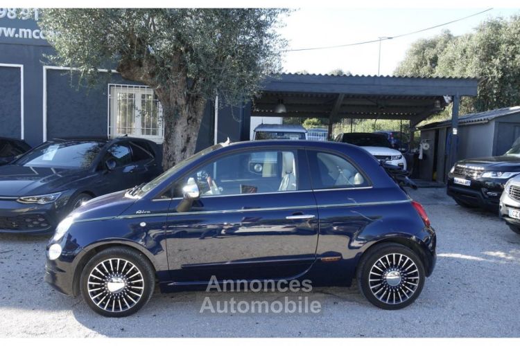 Fiat 500 0.9i TwinAir - 85 S&S - BV Dualogic 2017 C CABRIOLET Riva Volant bois PHASE 2 - <small></small> 15.990 € <small>TTC</small> - #3