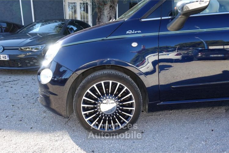 Fiat 500 0.9i TwinAir - 85 S&S - BV Dualogic 2017 C CABRIOLET Riva Volant bois PHASE 2 - <small></small> 15.990 € <small>TTC</small> - #7