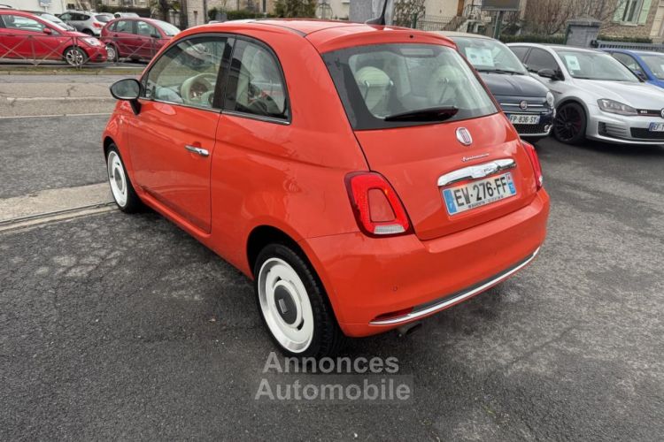 Fiat 500 0.9i TwinAir - 85 S&S Bva Anniversario Clim + limiteur - <small></small> 12.990 € <small>TTC</small> - #3