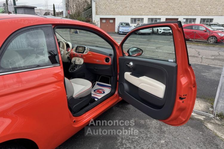 Fiat 500 0.9i TwinAir - 85 S&S Bva Anniversario Clim + limiteur - <small></small> 12.990 € <small>TTC</small> - #12