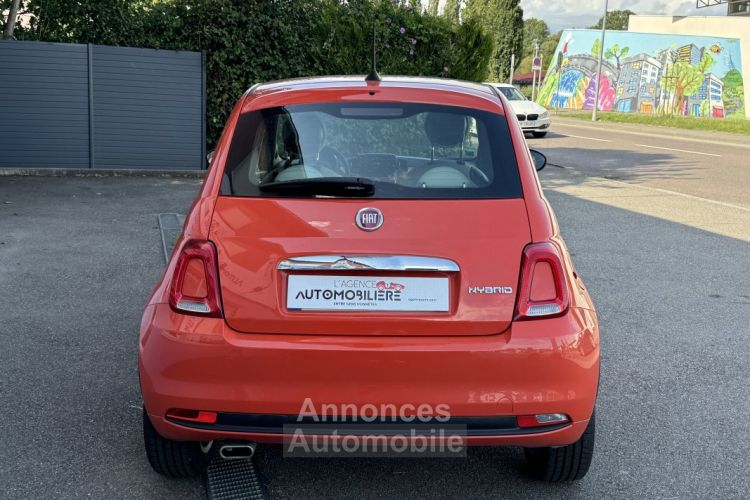 Fiat 500 1.0 69 cv Dolcevita hybride 1ère main - <small></small> 13.990 € <small>TTC</small> - #6