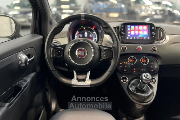 Fiat 500 1.0 70 CH Sport PHASE 2 PREMIERE MAIN - GARANTIE 12/2031 - <small></small> 12.490 € <small>TTC</small> - #13