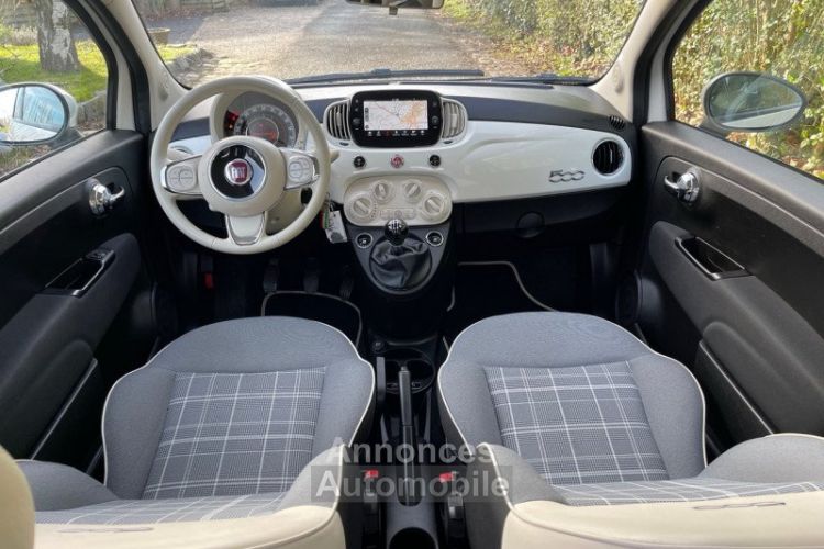 Fiat 500 1.0 70CH BSG S&S LOUNGE + HYBRIDE * 2021 * 1ERE MAIN - <small></small> 8.490 € <small>TTC</small> - #9