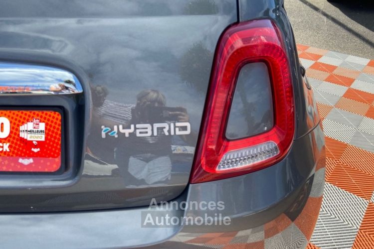 Fiat 500 1.0 Hybrid 70 JA 15 Radar Anti-Brouillard Coques Chrome - <small></small> 14.250 € <small>TTC</small> - #16