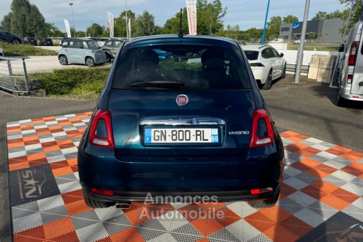 Fiat 500 1.0 Hybrid 70 JA 15 Radar Anti-Brouillard Coques Chrome - <small></small> 14.250 € <small>TTC</small> - #5