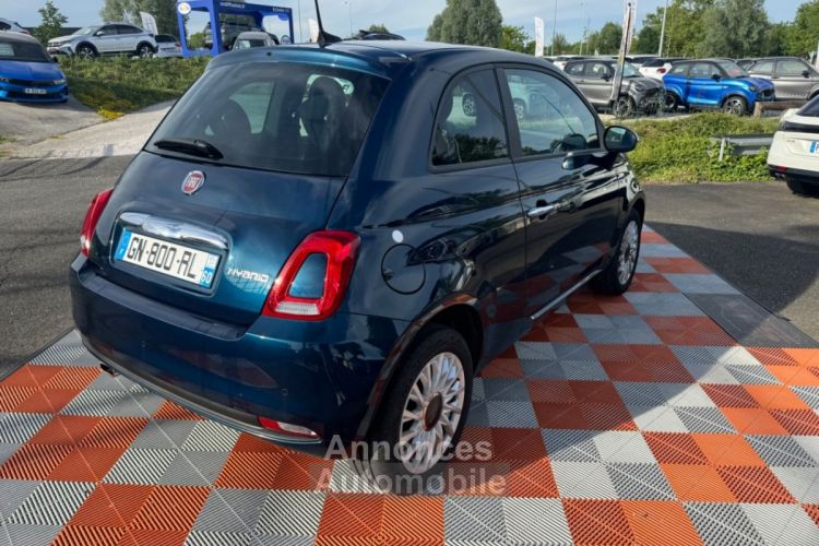 Fiat 500 1.0 Hybrid 70 JA 15 Radar Anti-Brouillard Coques Chrome - <small></small> 14.250 € <small>TTC</small> - #6