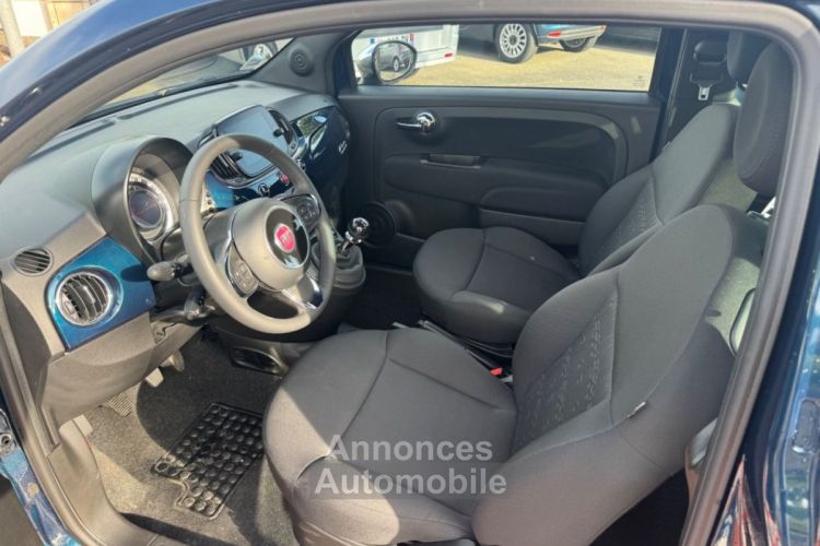 Fiat 500 1.0 Hybrid 70 JA 15 Radar Anti-Brouillard Coques Chrome - <small></small> 14.250 € <small>TTC</small> - #10