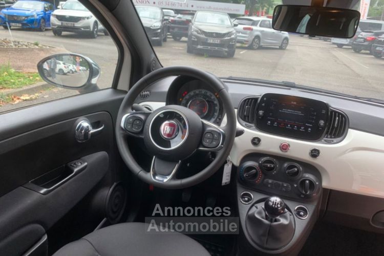 Fiat 500 1.0 Hybrid 70 JA 15 Radar Anti-Brouillard Coques Chrome - <small></small> 14.250 € <small>TTC</small> - #6