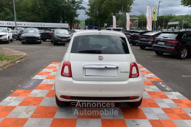 Fiat 500 1.0 Hybrid 70 JA 15 Radar Anti-Brouillard Coques Chrome - <small></small> 14.250 € <small>TTC</small> - #22