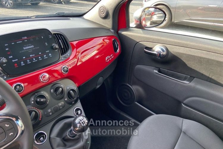 Fiat 500 1.0 Hybrid 70 JA 15 Radar Anti-Brouillard Coques Chrome - <small></small> 14.350 € <small>TTC</small> - #22