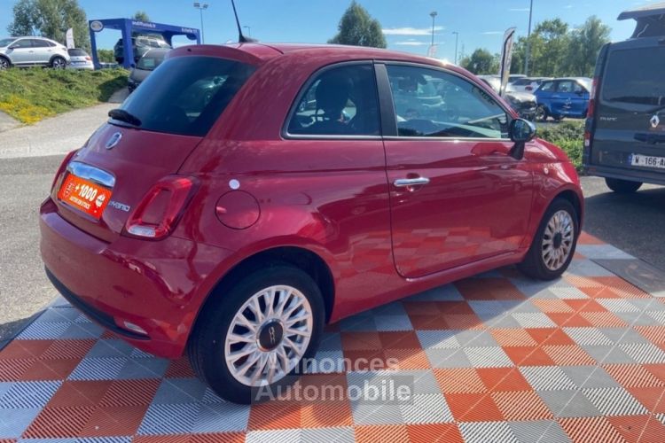 Fiat 500 1.0 Hybrid 70 JA 15 Radar Anti-Brouillard Coques Chrome - <small></small> 13.980 € <small>TTC</small> - #2