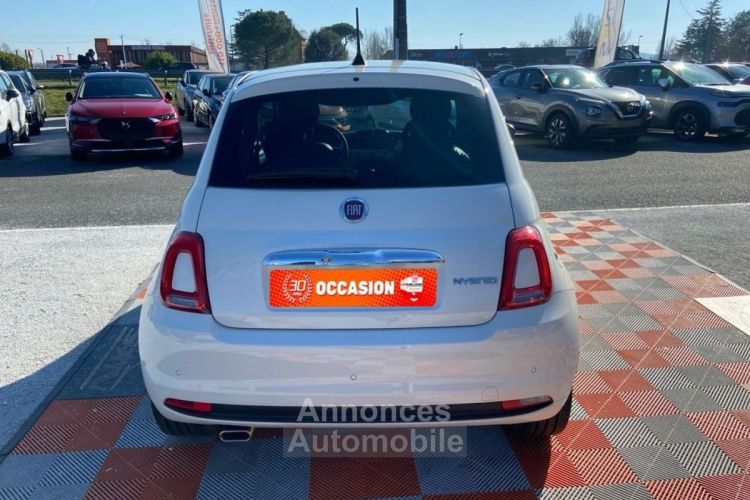 Fiat 500 1.0 Hybrid 70 JA 15 Radar Anti-Brouillard Coques Chrome - <small></small> 14.450 € <small>TTC</small> - #6