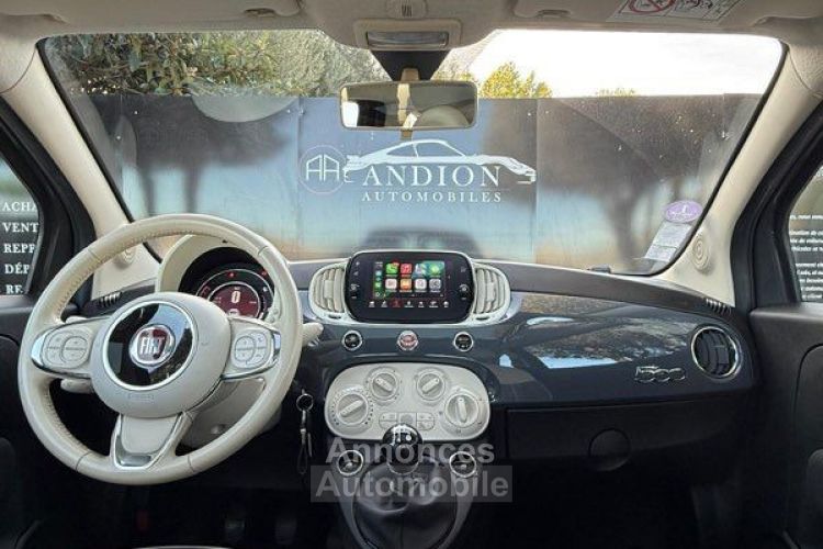 Fiat 500 1.2 69 ch Lounge CarPlay - <small></small> 9.490 € <small>TTC</small> - #4