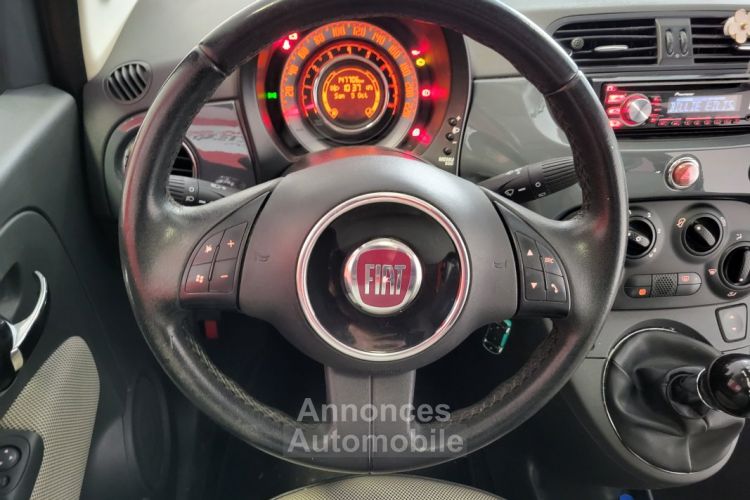 Fiat 500 1.2 69 FINITION 150° + BLUETOOTH / TOIT PANO - <small></small> 5.290 € <small>TTC</small> - #15