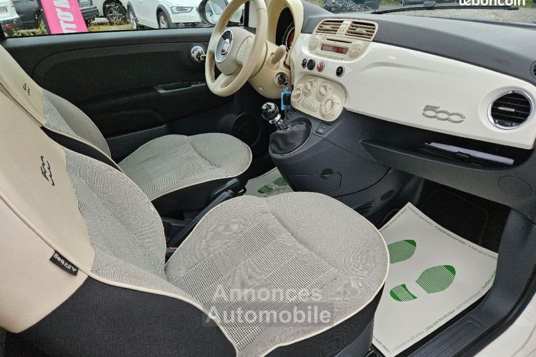 Fiat 500 1.2 69 lounge 09-2014 GARANTIE 12 MOIS REGULATEUR MP3 BT - <small></small> 5.990 € <small>TTC</small> - #5