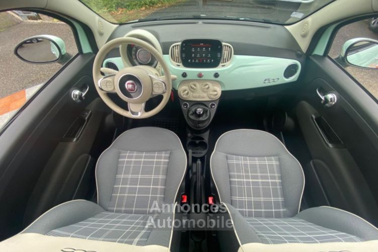 Fiat 500 1.2 69 LOUNGE Uconnect Radar Recul Pack Visibilité - <small></small> 9.980 € <small>TTC</small> - #13