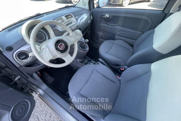 Fiat 500 1.2 69ch 4cv Club Clim Toit Ouvrant 75,000Kms Crit'air 1 - <small></small> 7.990 € <small>TTC</small> - #13