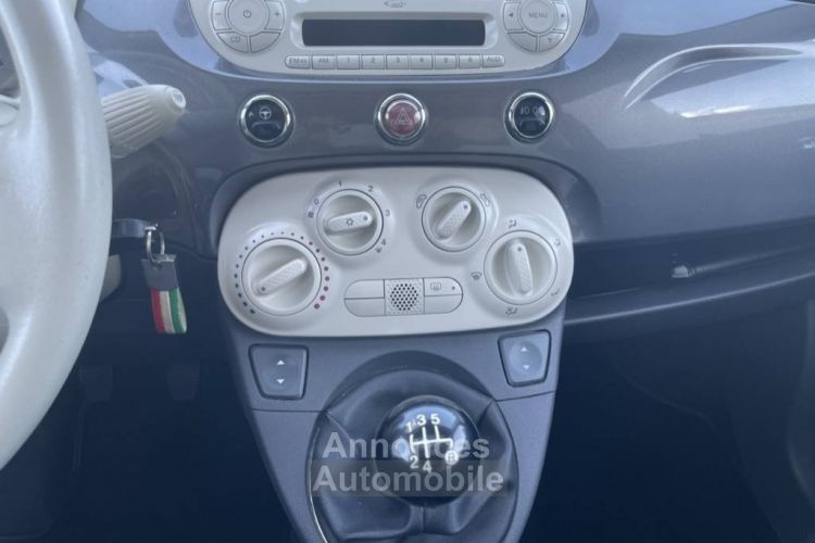 Fiat 500 1.2 69ch 4cv Club Clim Toit Ouvrant 75,000Kms Crit'air 1 - <small></small> 7.990 € <small>TTC</small> - #17