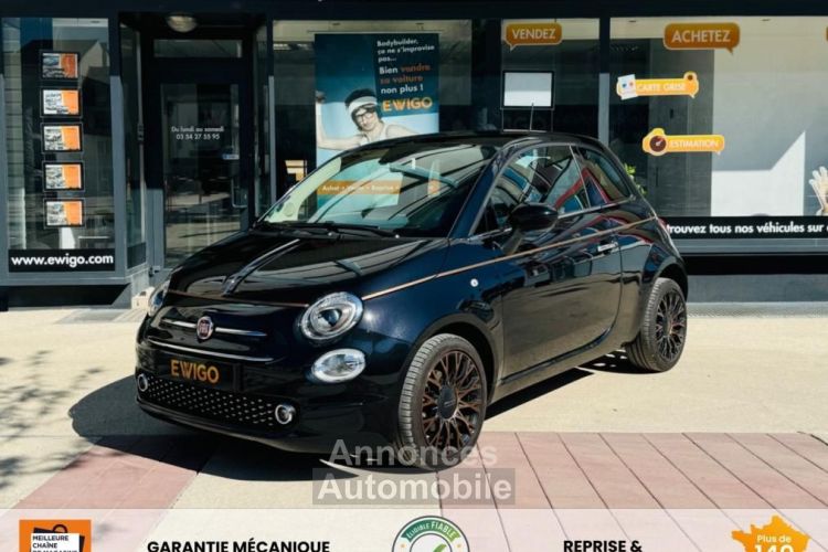 Fiat 500 1.2 69ch Dualogic Collezione Toit Panoramique GPS Radar de recul - <small></small> 11.980 € <small>TTC</small> - #1