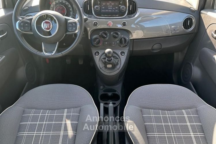 Fiat 500 1.2 70 ECO PACK LOUNGE 1 ÈRE MAIN (TOIT PANORAMIQUE, CLIMATISATION) - <small></small> 8.490 € <small>TTC</small> - #13