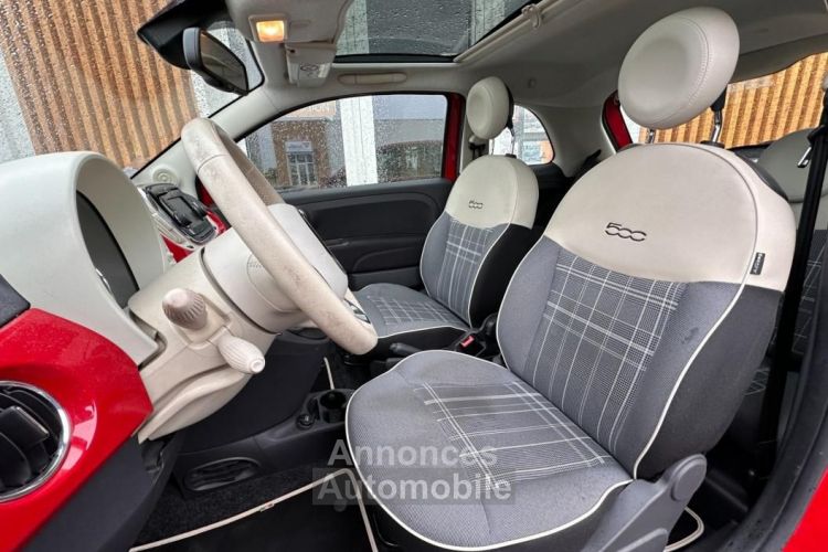 Fiat 500 1.2 70 ECO PACK LOUNGE RADAR DE RECUL + ECRAN DIGITAL CLIM - <small></small> 6.490 € <small>TTC</small> - #13