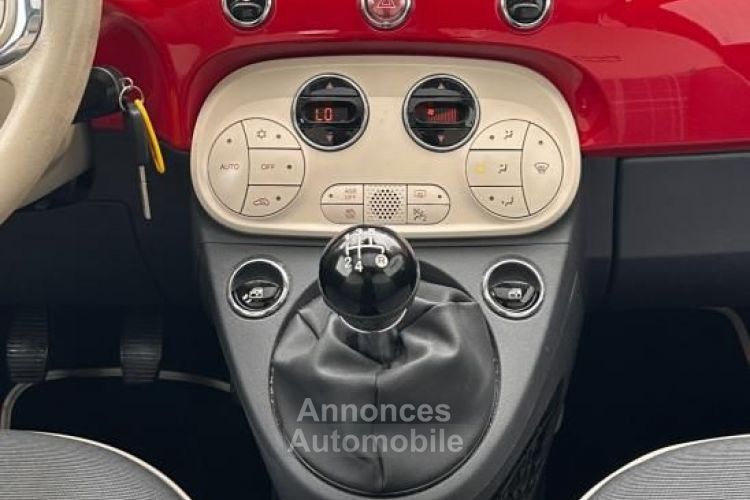 Fiat 500 1.2 70 ECO PACK LOUNGE RADAR DE RECUL + ECRAN DIGITAL CLIM - <small></small> 6.490 € <small>TTC</small> - #19