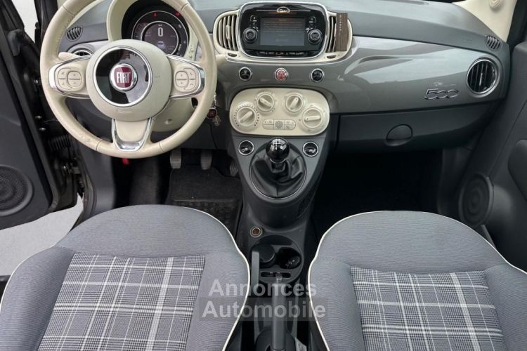 Fiat 500 1.2 70 ECO PACK LOUNGE (TOIT PANORAMIQUE) - <small></small> 7.990 € <small>TTC</small> - #10