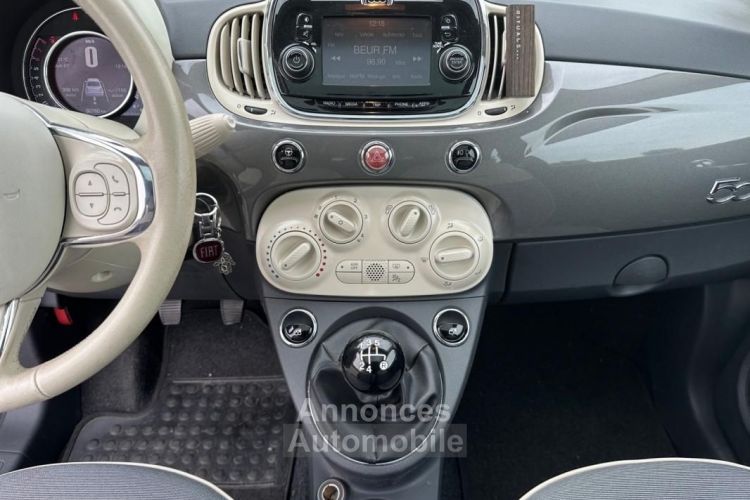 Fiat 500 1.2 70 ECO PACK LOUNGE (TOIT PANORAMIQUE) - <small></small> 7.990 € <small>TTC</small> - #11
