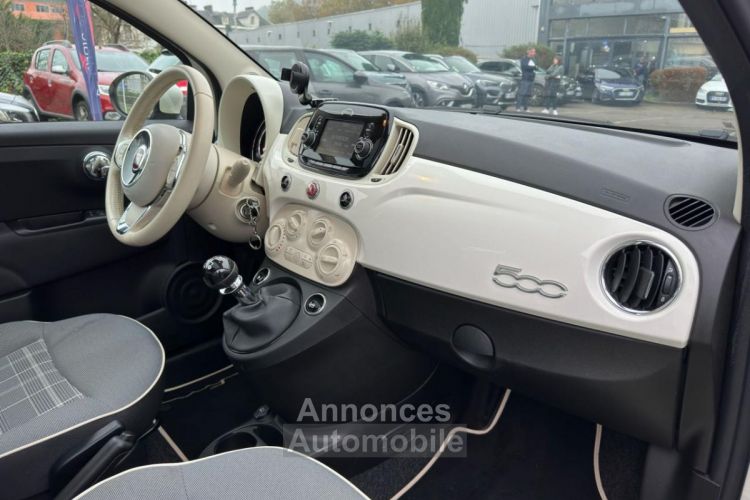 Fiat 500 1.2 70 PACK LOUNGE - <small></small> 9.990 € <small>TTC</small> - #22